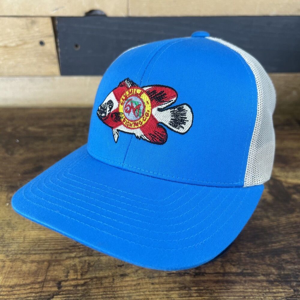 6MFC Triple Tail Trucker SnapBack Adjustable Hat Baseball Florida Flag Cap